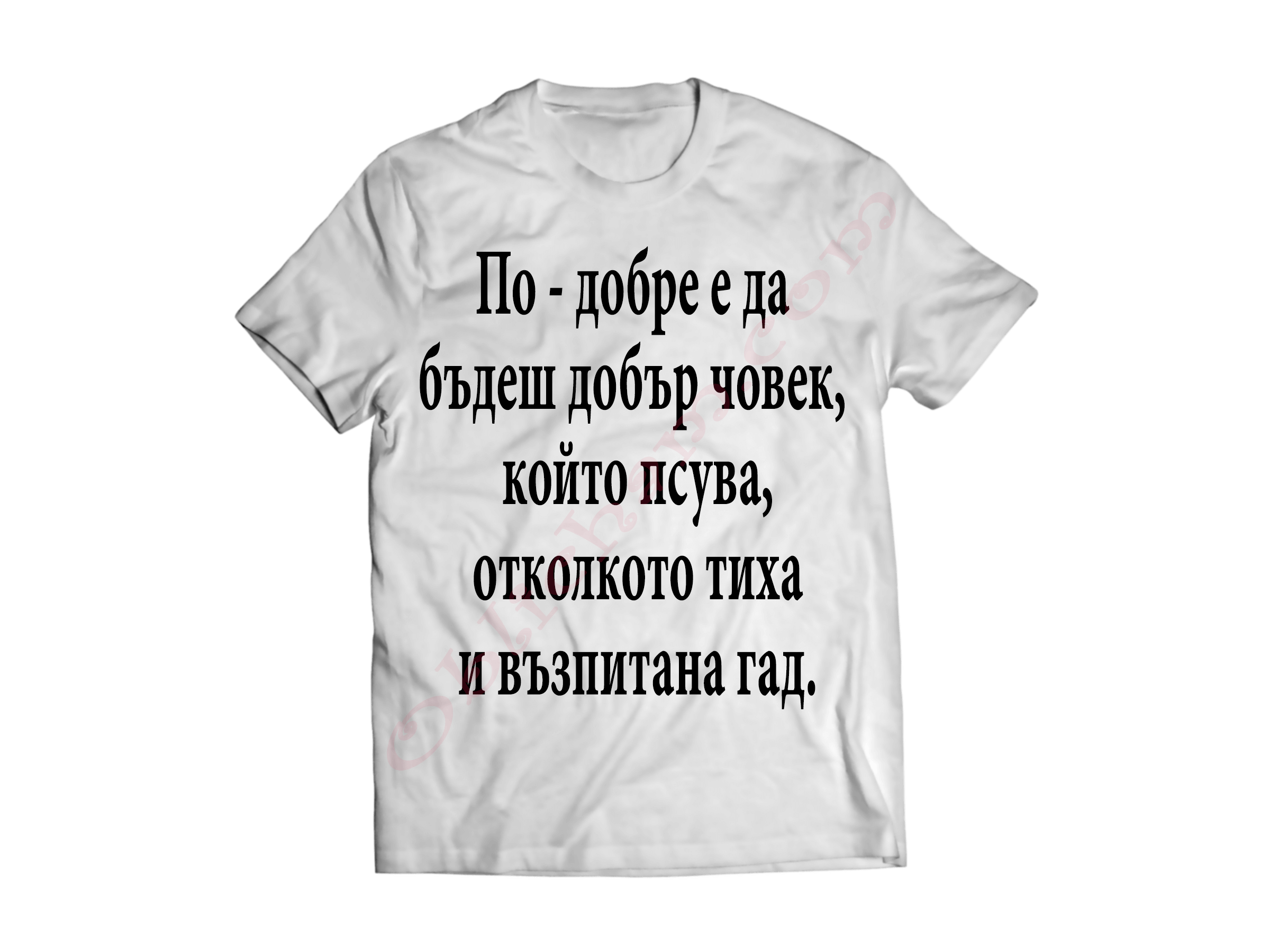 Тениска с надпис или щампа, страхотна идея за подарък.