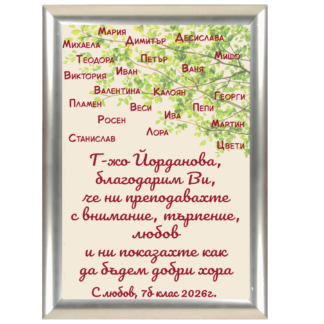 Грамота за учител